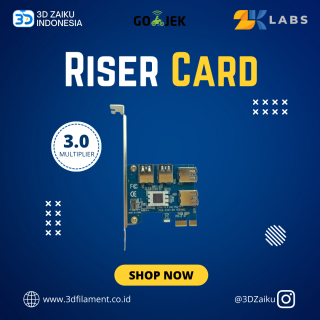 PCI-E PCIE Riser Card 1 to 4 USB 3.0 Multiplier Hub X16 PCI Express